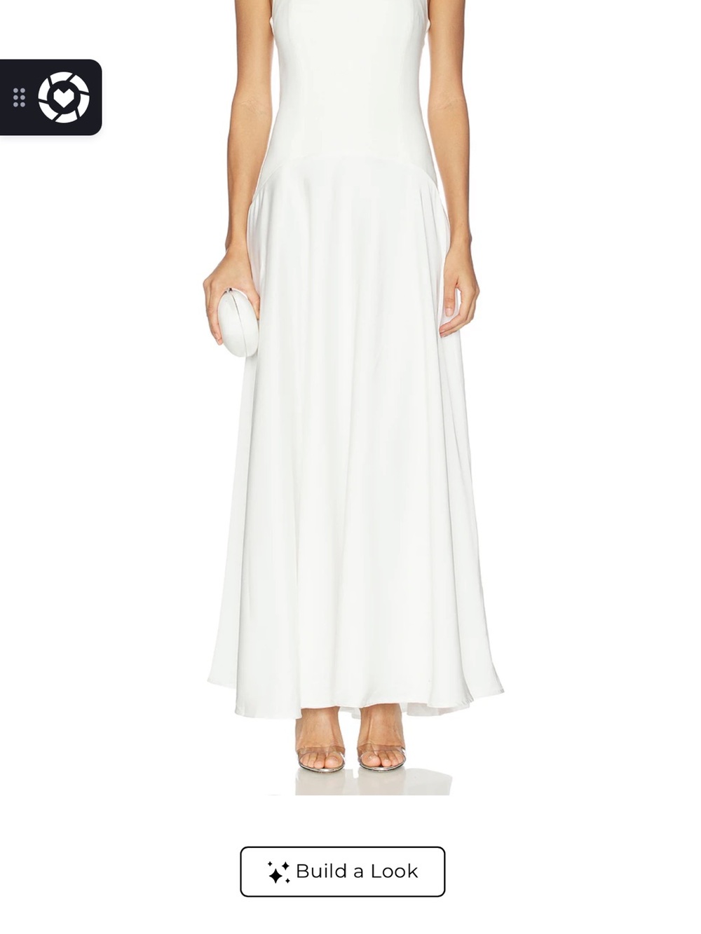 Classic White Bridal Maxi Dress - Brand Unspecified